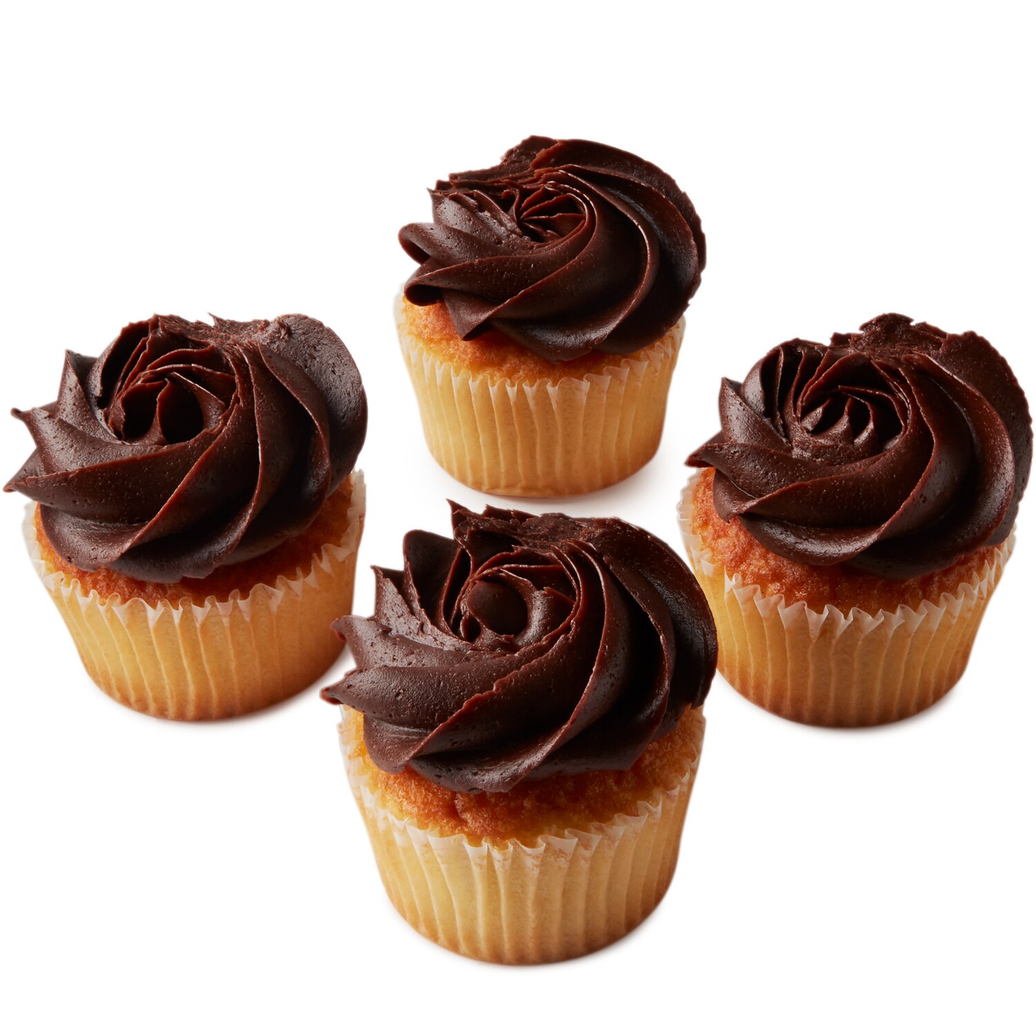 FreshDirect Chocolate Frosted Vanilla Cupcakes