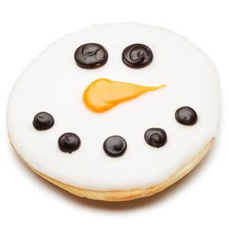 FreshDirect Snowman Cookie
