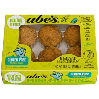 Abe's Gluten Free Coffee Cake Mini Muffins, Frozen