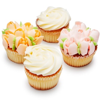 FreshDirect Flower Cupcakes