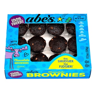 Abe's School-Friendly, Chocolate Brownies, Frozen