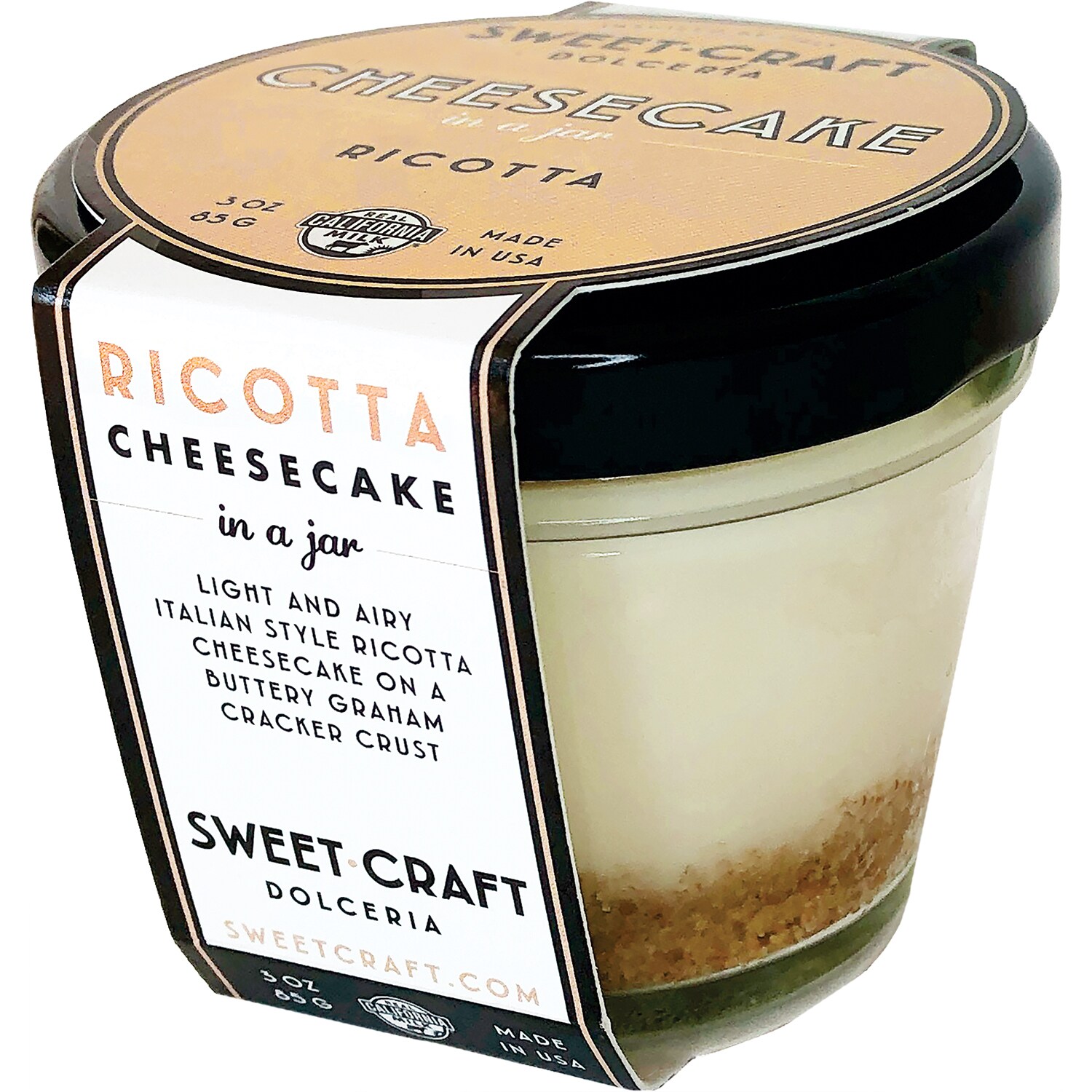 Sweet Craft Dolceria Cheesecake in a Jar, Ricotta, Frozen
