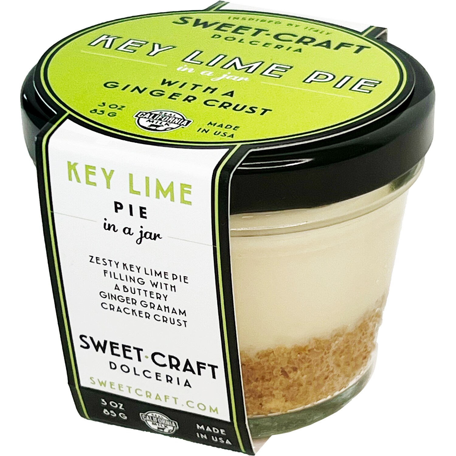 Sweet Craft Dolceria Pie in a Jar, Key Lime, Frozen