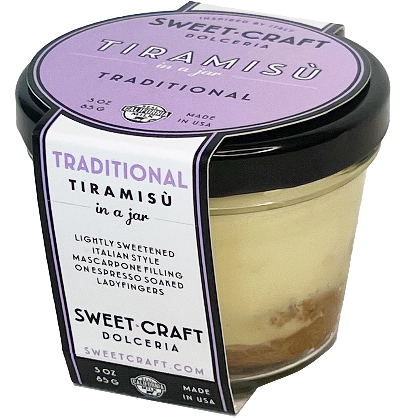 Sweet Craft Dolceria Tiramisú in a Jar, Traditional, Frozen