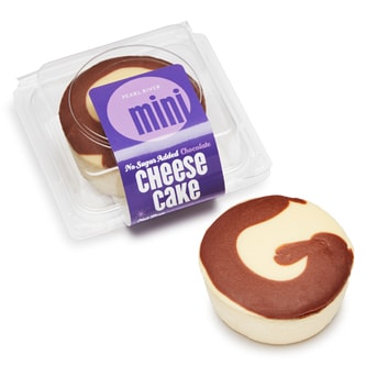 Pearl River Mini No Sugar Added Cheesecake, Chocolate, Frozen