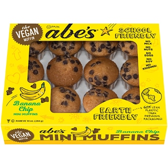 Abe's Vegan Muffins, Banana Chip, Frozen