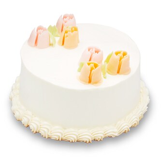 FreshDirect Vanilla Buttercream Flower Cake