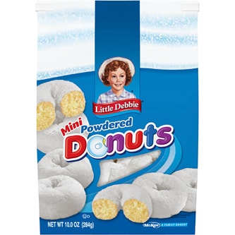 Little Debbie Mini Powdered Donuts