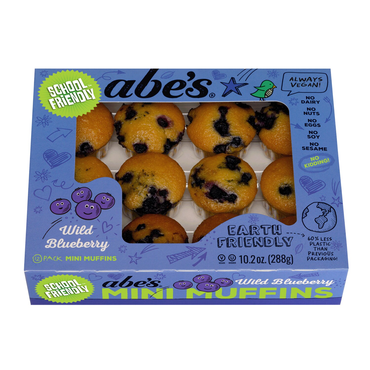 Abe's Wild Blueberry Mini Muffins, Frozen