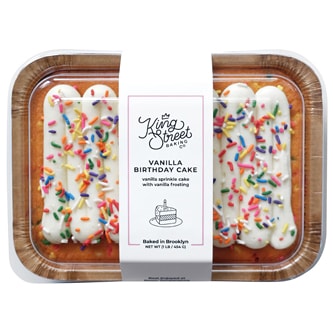 King Street Baking Co. Vanilla Birthday Cake, Frozen