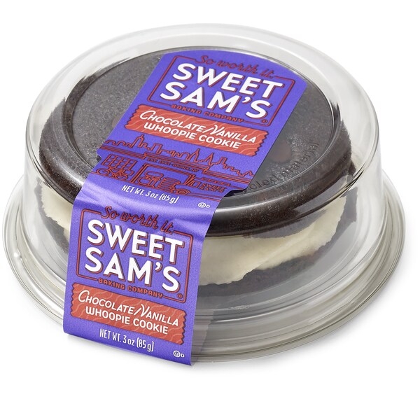 Sweet Sam's Whoopie Cookie, Chocolate/Vanilla