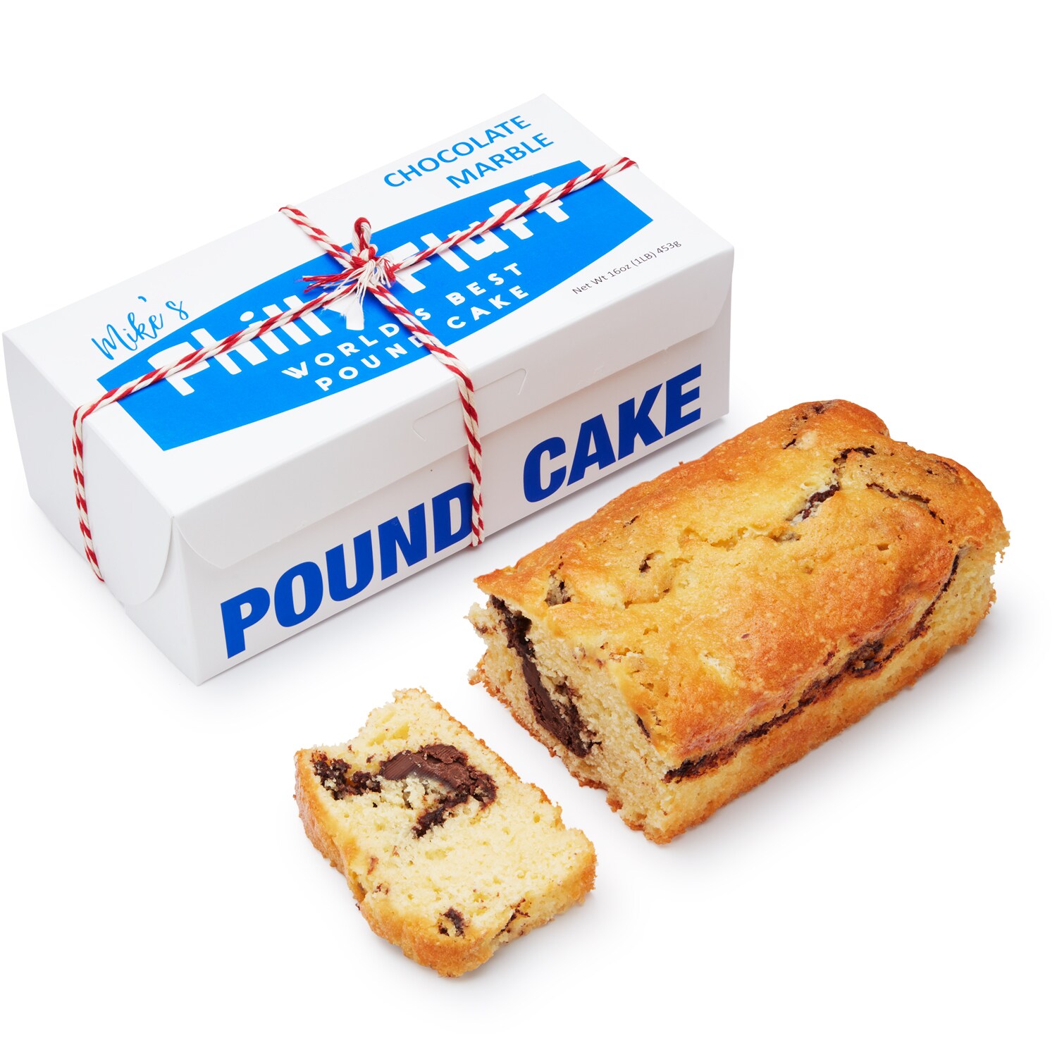 Mike's Philly Fluff Pound Cake, Chocolate Marble