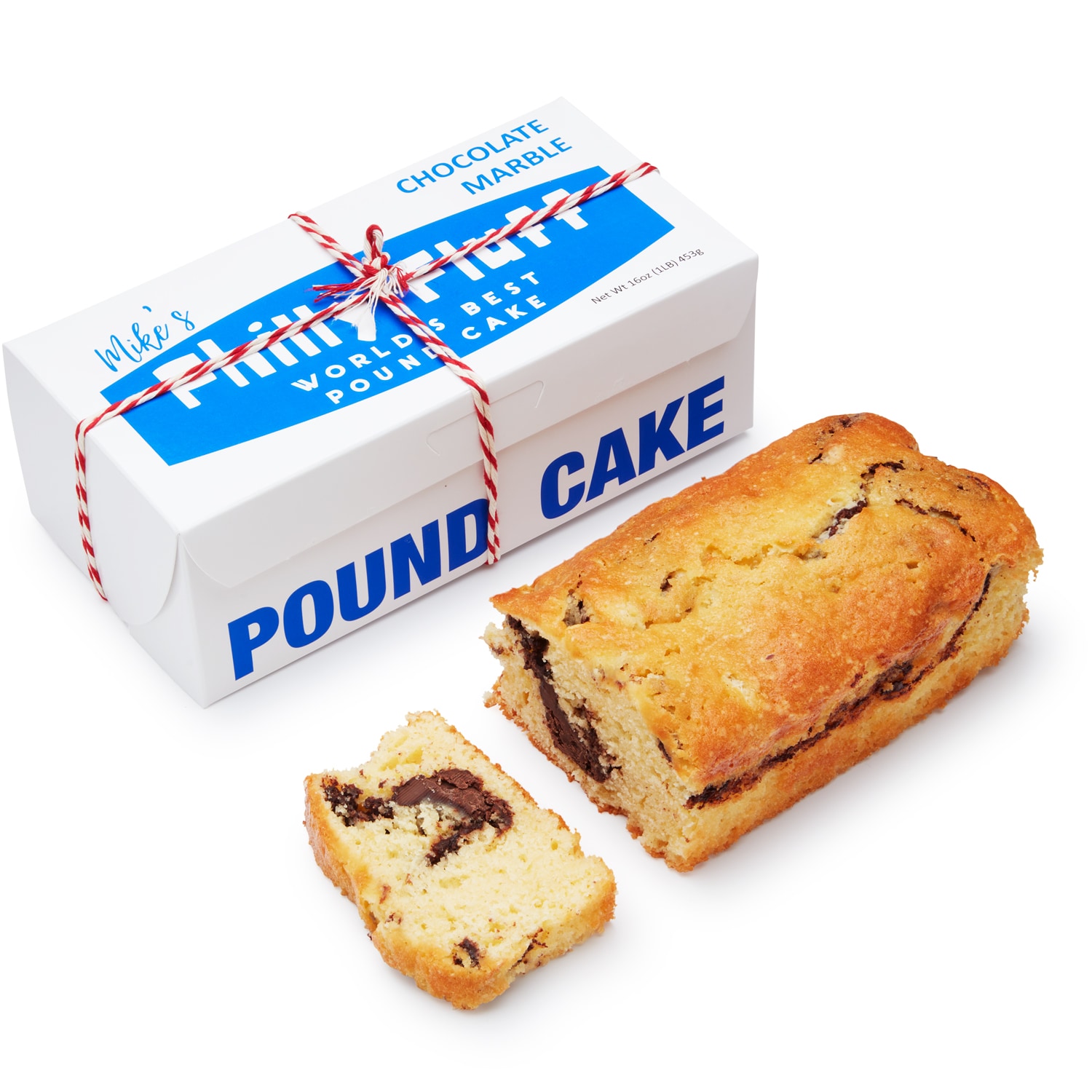 Mike's Philly Fluff Pound Cake, Chocolate Marble