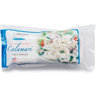 Cleaned Wild Local Squid, Frozen