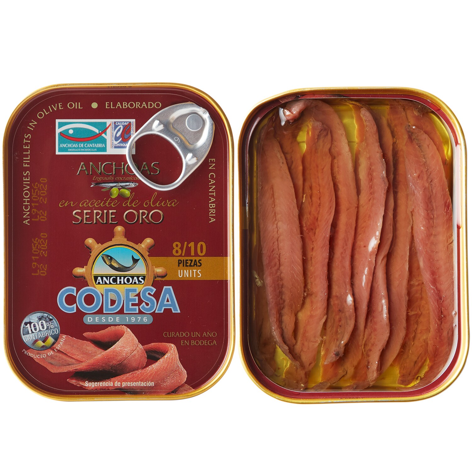 Laredo Cantabria Anchovies Order Codesa Anchovies In Olive Oil Fast Delivery
