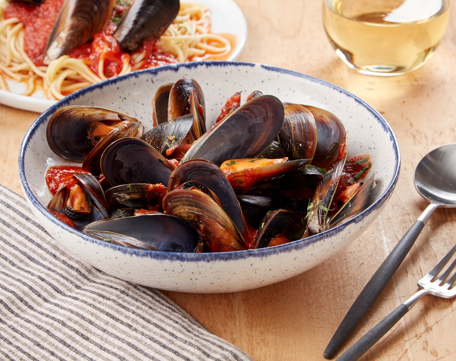 Mussels in Marinara Sauce, Frozen