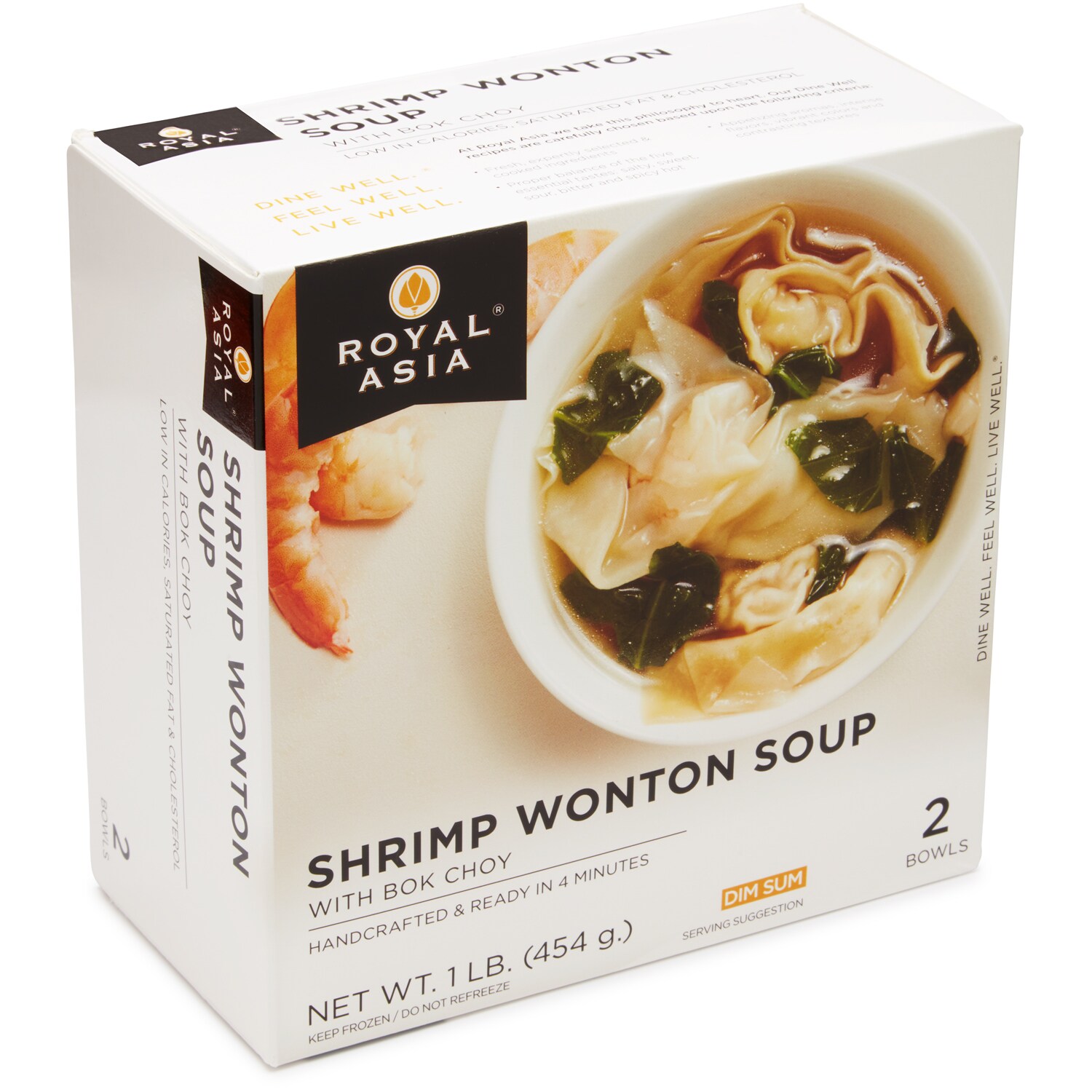 Royal Asia Shrimp Wonton Soup with Bok Choy, Frozen