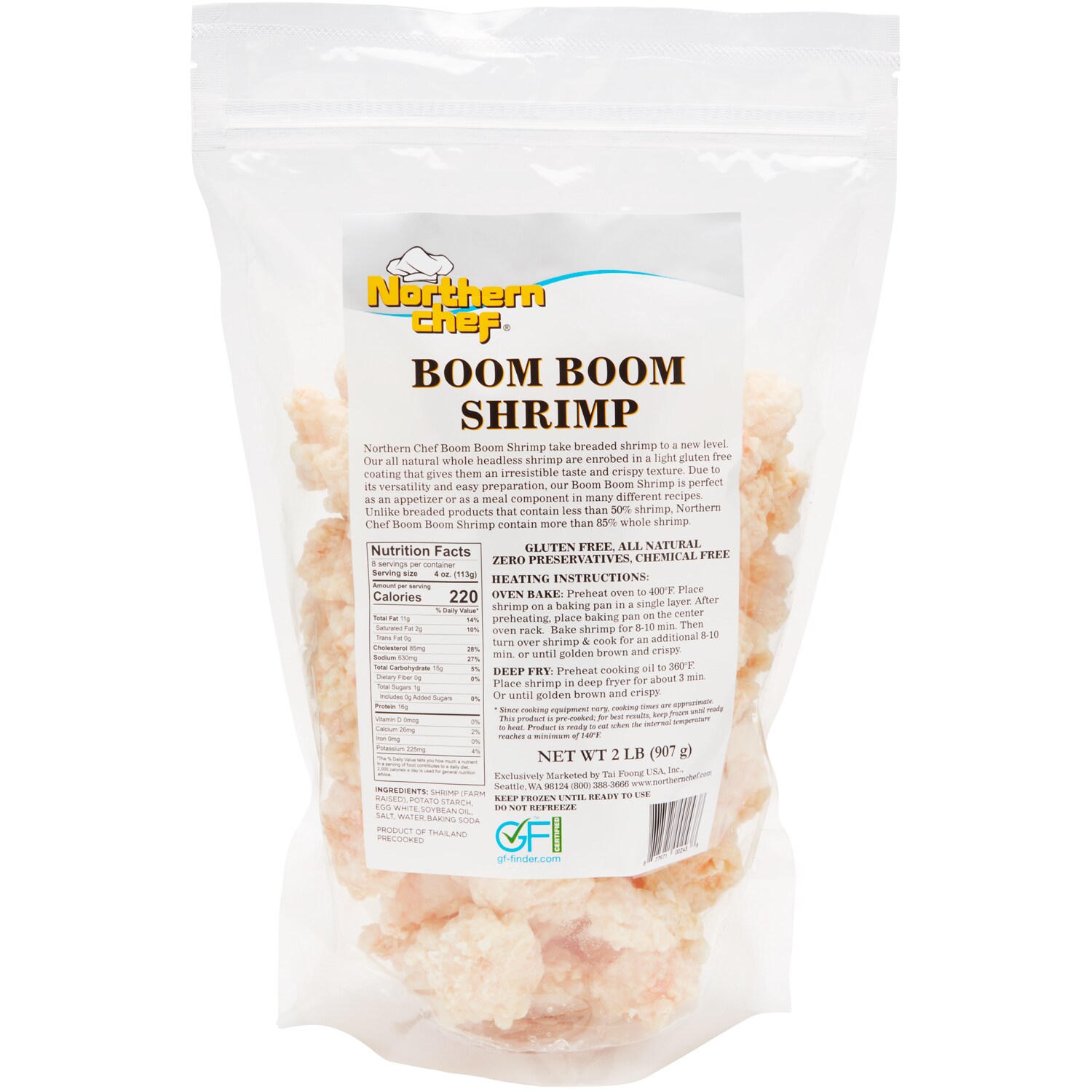 Northern Chef Boom Boom Shrimp, Frozen
