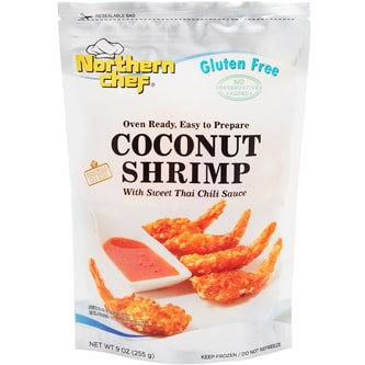Northern Chef Coconut Shrimp with Thai Sweet Chili Sauce, Frozen
