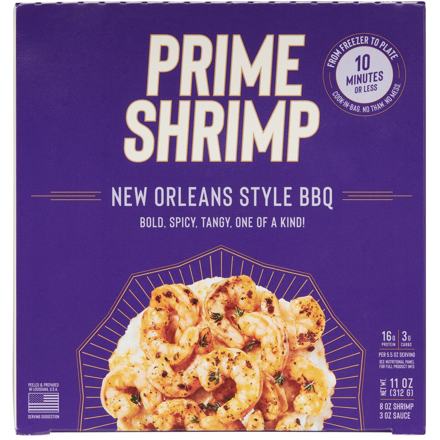 Prime Shrimp New Orleans Style BBQ, Frozen