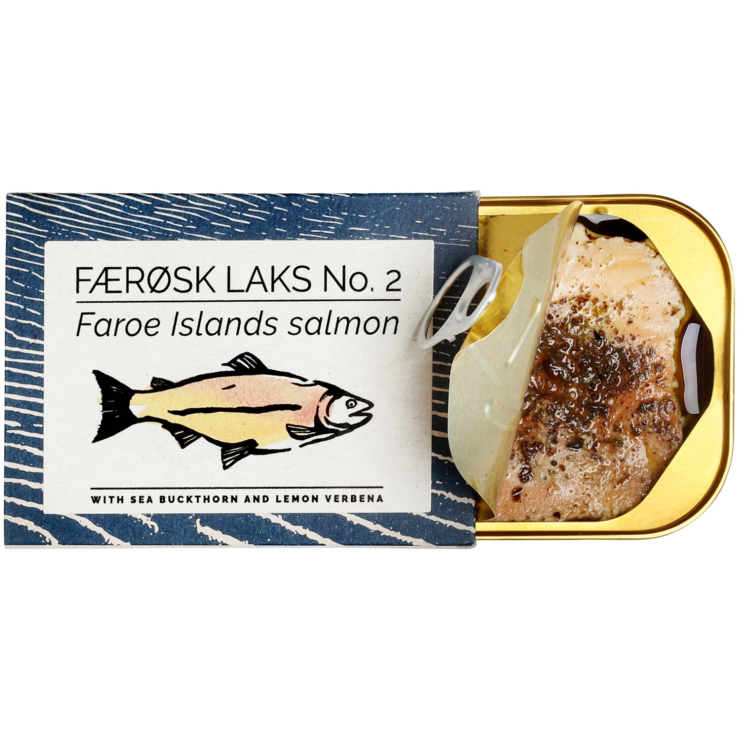 FANGST Faroe Islands Salmon with Sea Buckthorn & Lemon Verbena