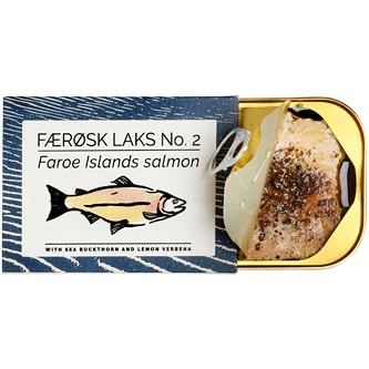 FANGST Faroe Islands Salmon with Sea Buckthorn & Lemon Verbena