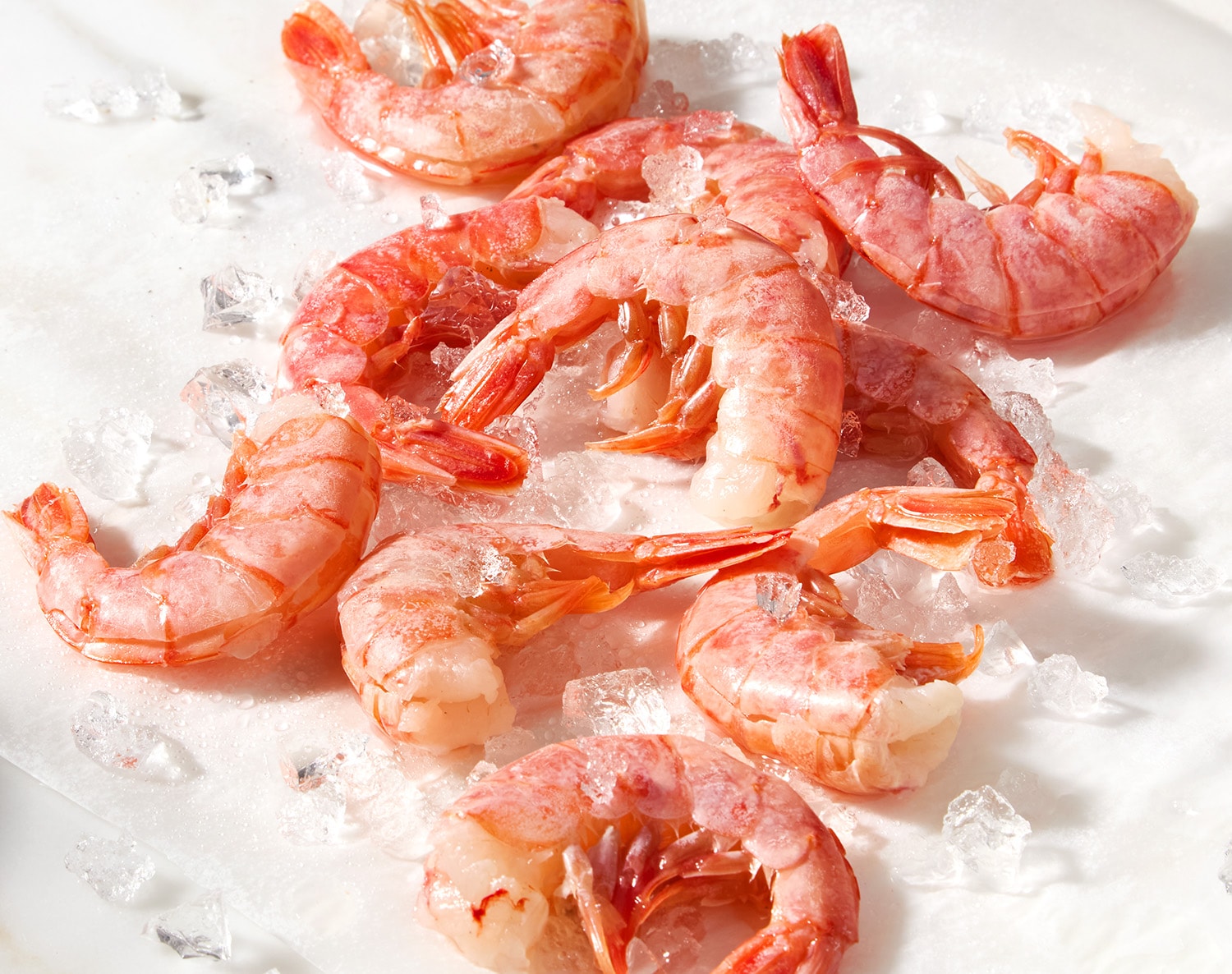 Wild Patagonian Red Shrimp, EZ Peel, 16-20/lb, Previously Frozen, image 2 of 2 slides