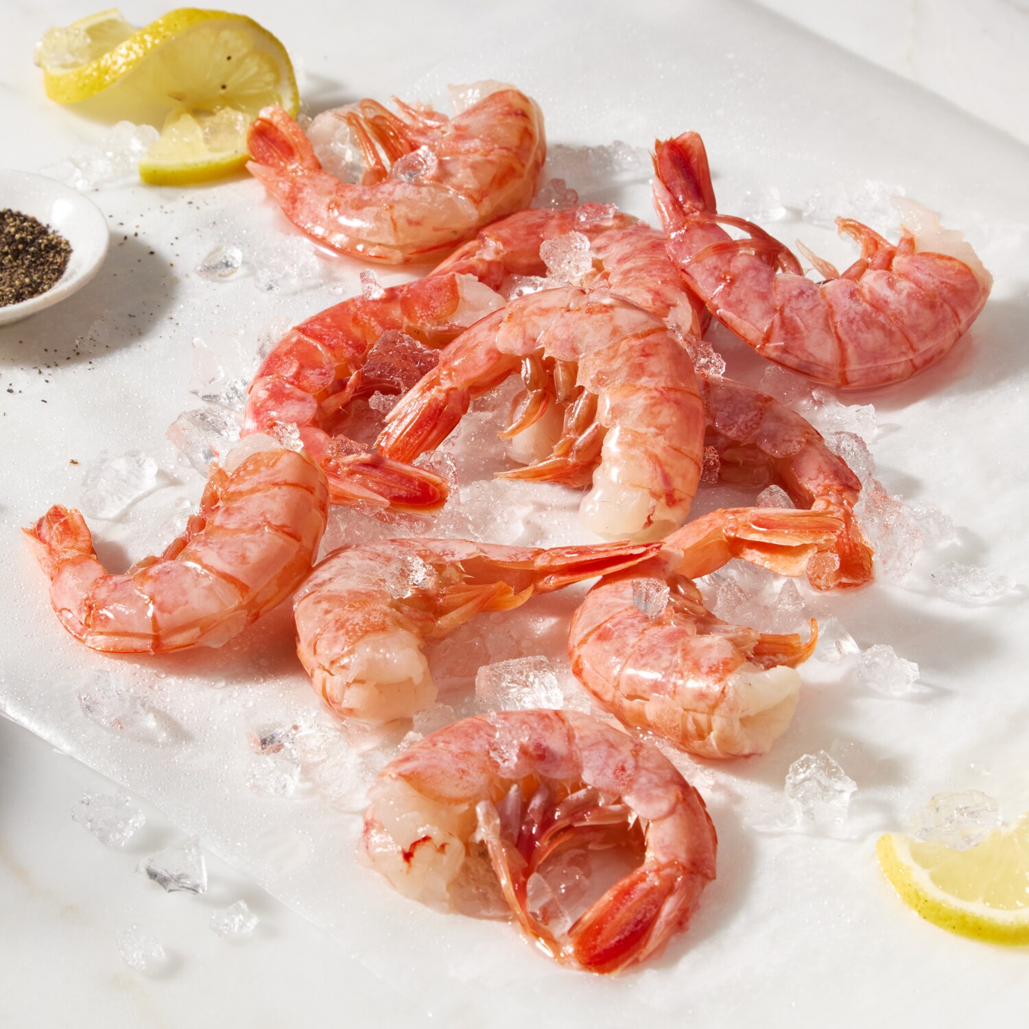 Wild Patagonian Red Shrimp, EZ Peel, 16-20/lb, Previously Frozen