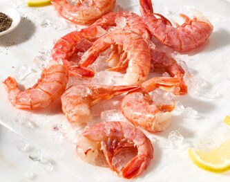 Wild Patagonian Red Shrimp, EZ Peel, 16-20/lb, Previously Frozen