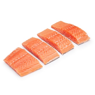Valhalla EU Organic Salmon Fillet Value Pack, Farm-Raised (Serves 4)