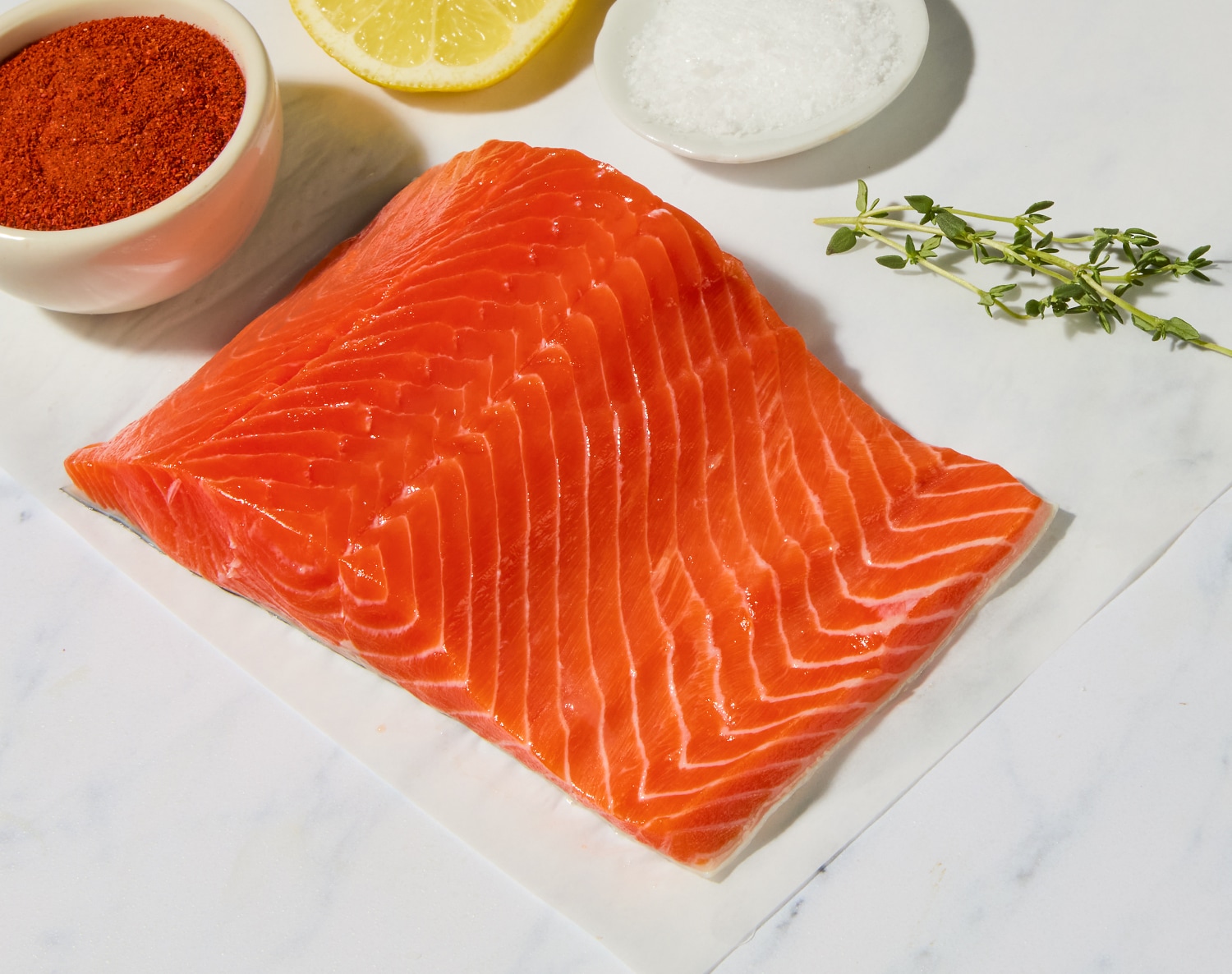 Wild Alaskan Sockeye Salmon Fillet, Fresh
