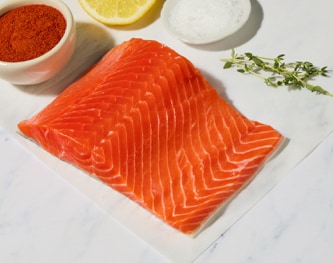 Wild Alaskan Sockeye Salmon Fillet, Fresh