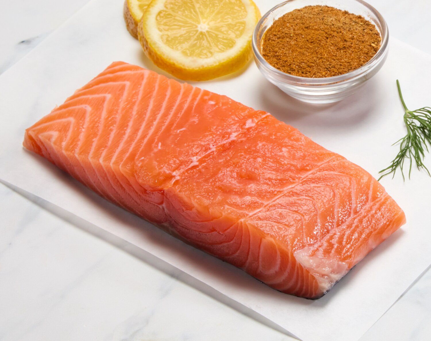 Valhalla EU Organic Salmon Fillet, Farm-Raised, image 1 of 2 slides