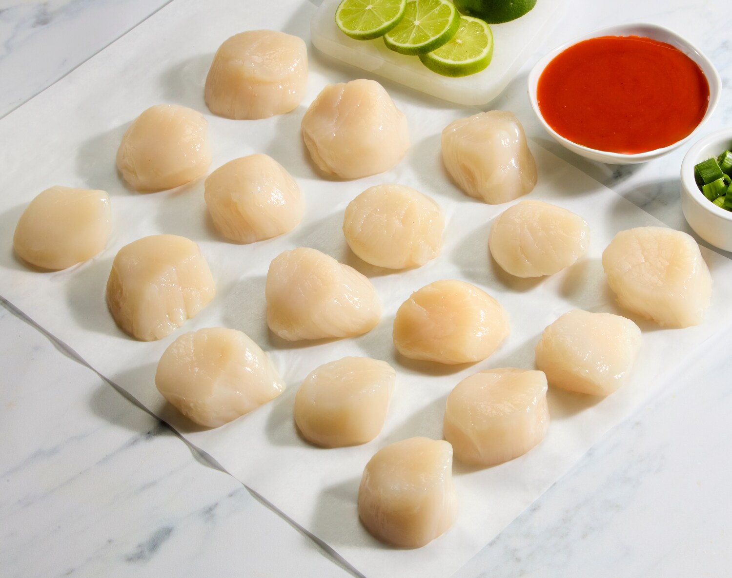 Local Dry Sea Scallops, 10-20/lb