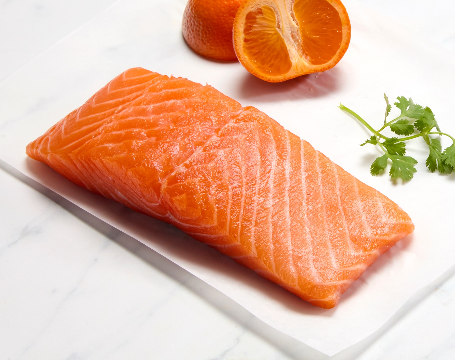 Sixty South Farm-Raised Atlantic Salmon Fillet, Center Cut, image 1 of 2 slides