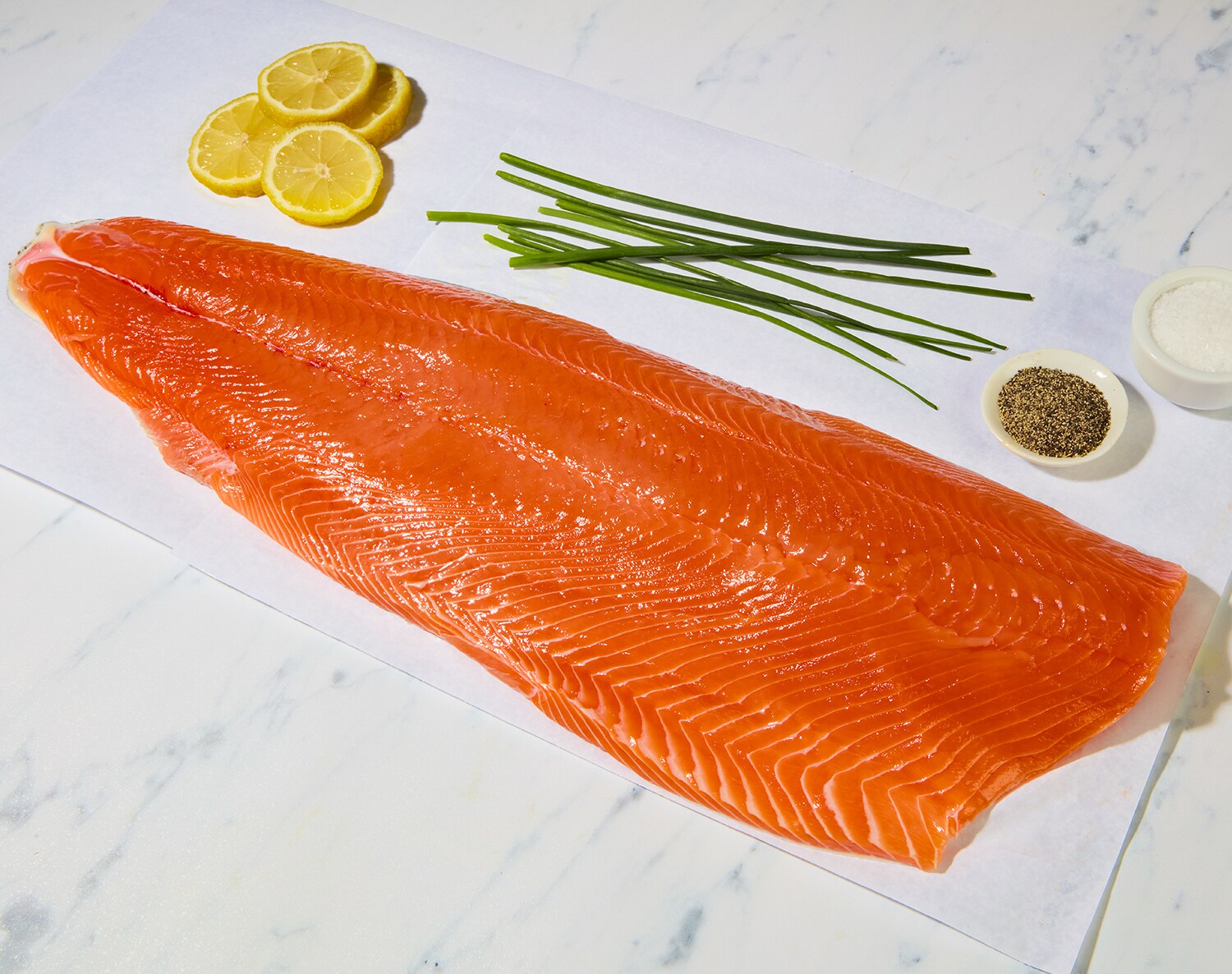 Wild King Salmon Half Side Fillet