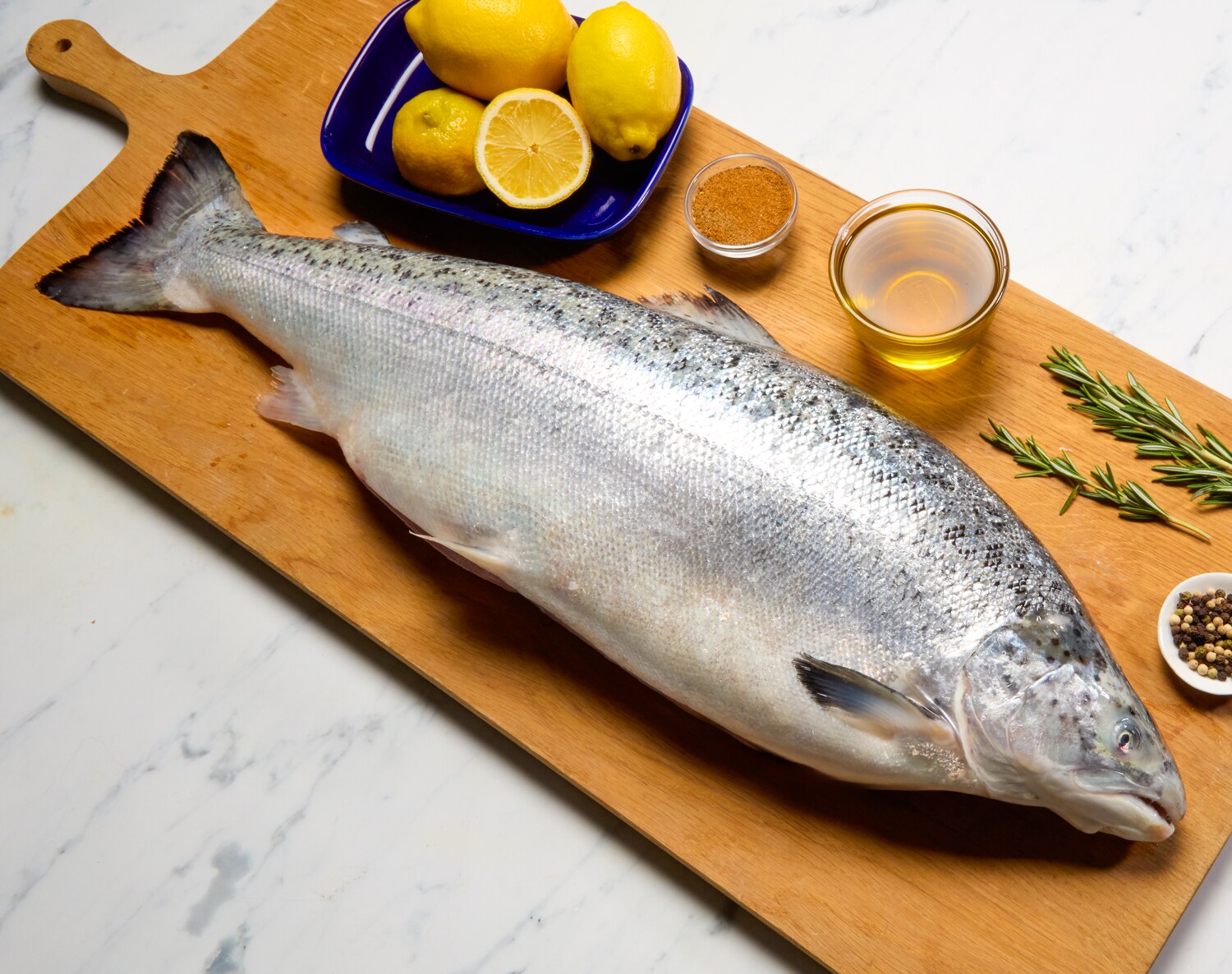 Whole Icelandic Salmon, image 2 of 2 slides