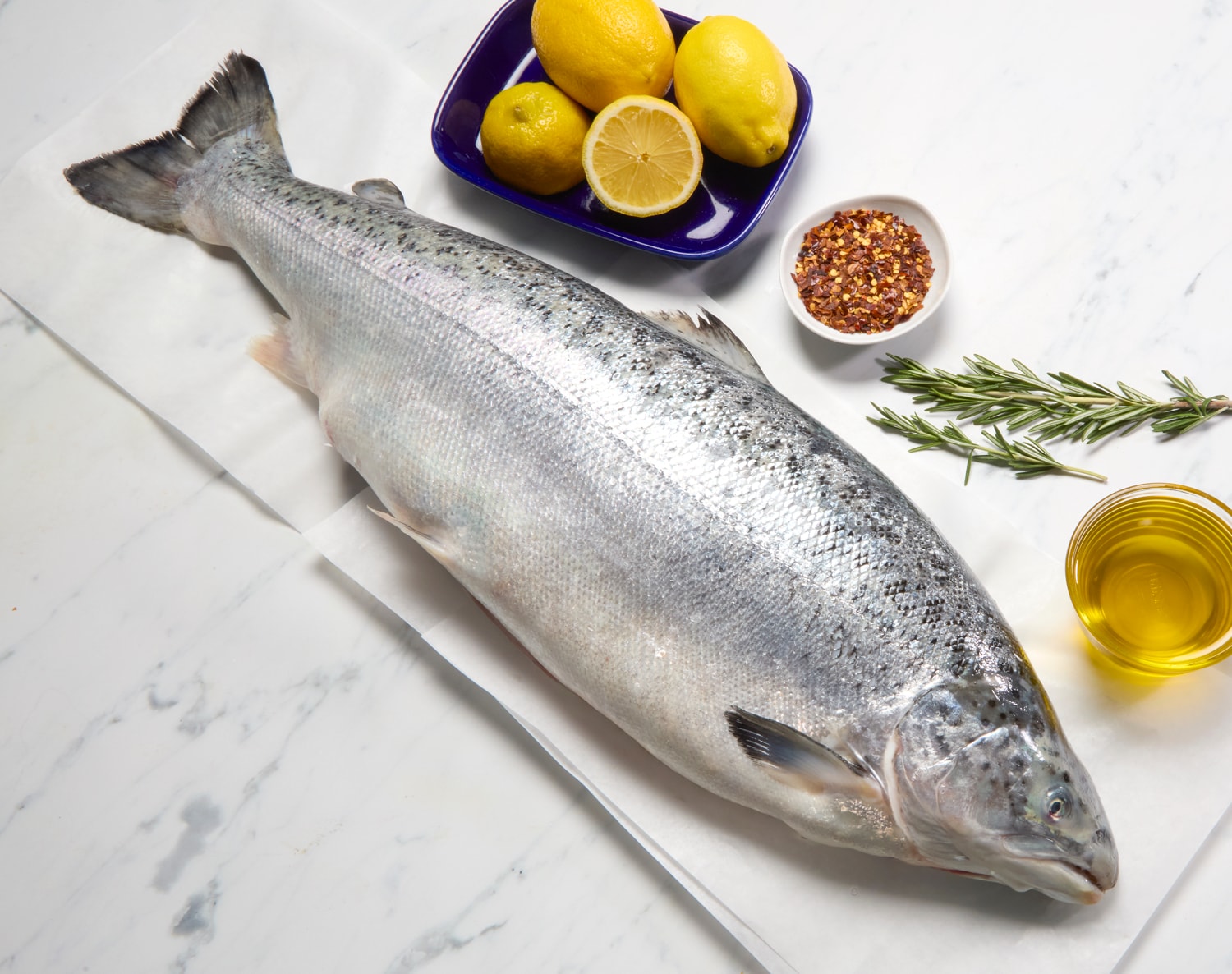 Whole Icelandic Salmon (Serves 8-10)