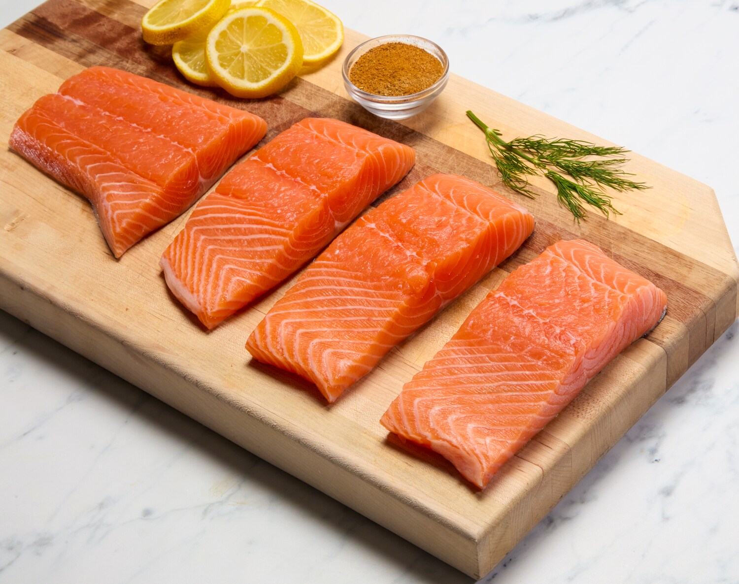 Valhalla EU Organic Salmon Fillet Value Pack, Farm-Raised (Serves 4), image 2 of 2 slides