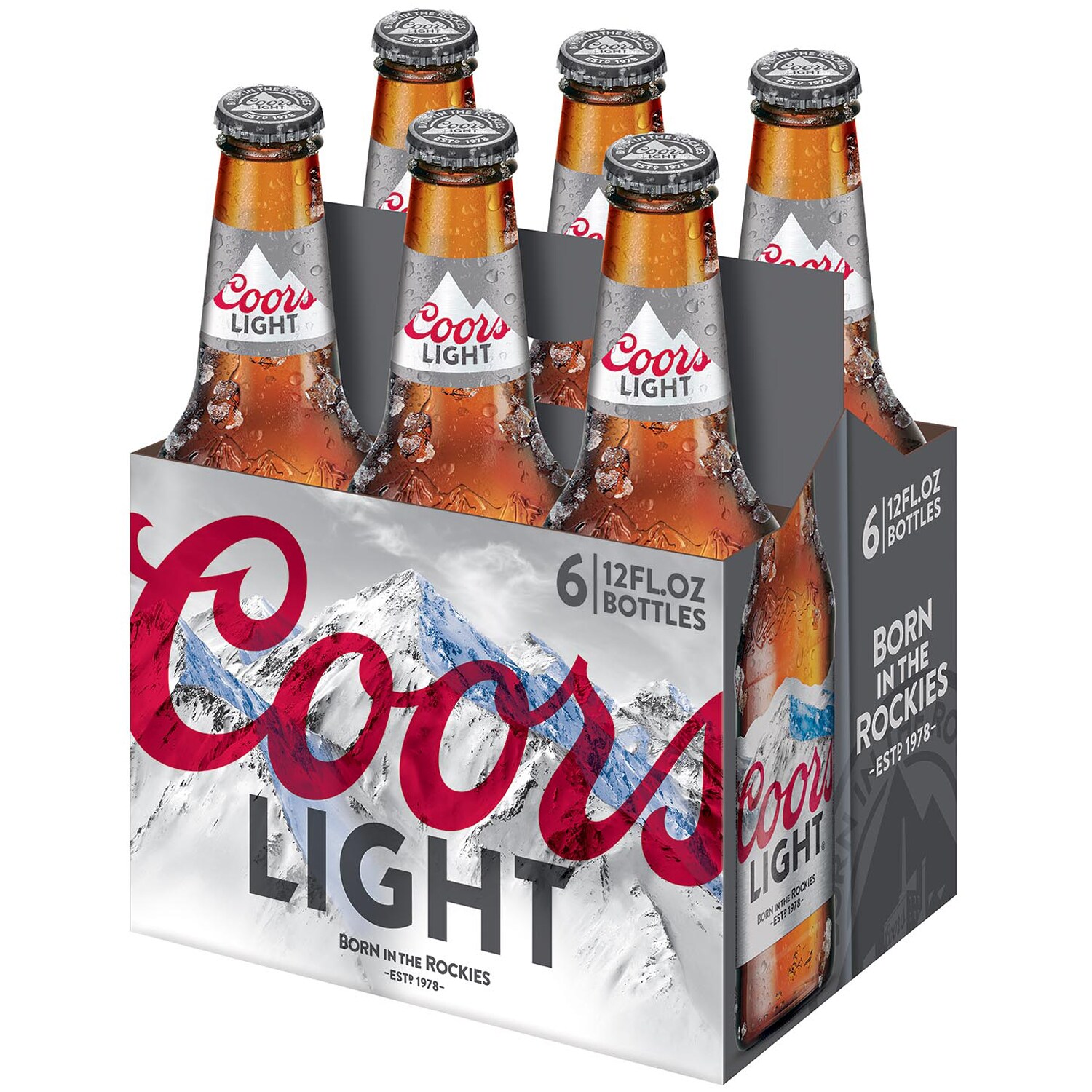 Coors Light Lager, Glass Bottles