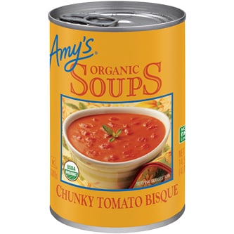 Amy's Organic Soup, Chunky Tomato Bisque