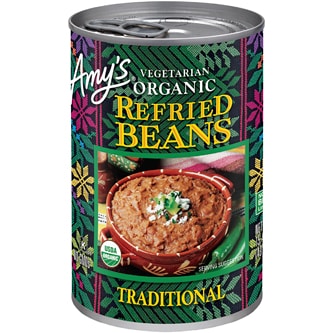 Amy's Organic Vegetarian Refried Beans, Traditional 