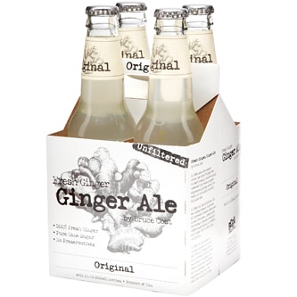 Bruce Cost Fresh Ginger Ginger Ale, Original, Glass Bottles