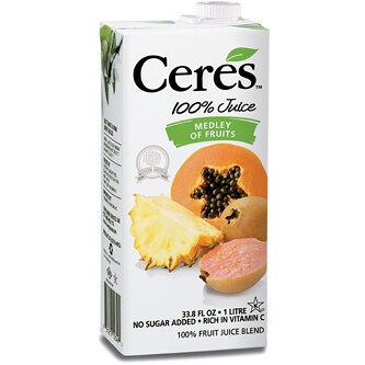 Ceres Medley of Fruit Juice, Carton