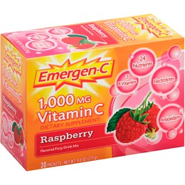 Emergen-C Super Energy Booster, Instant Raspberry