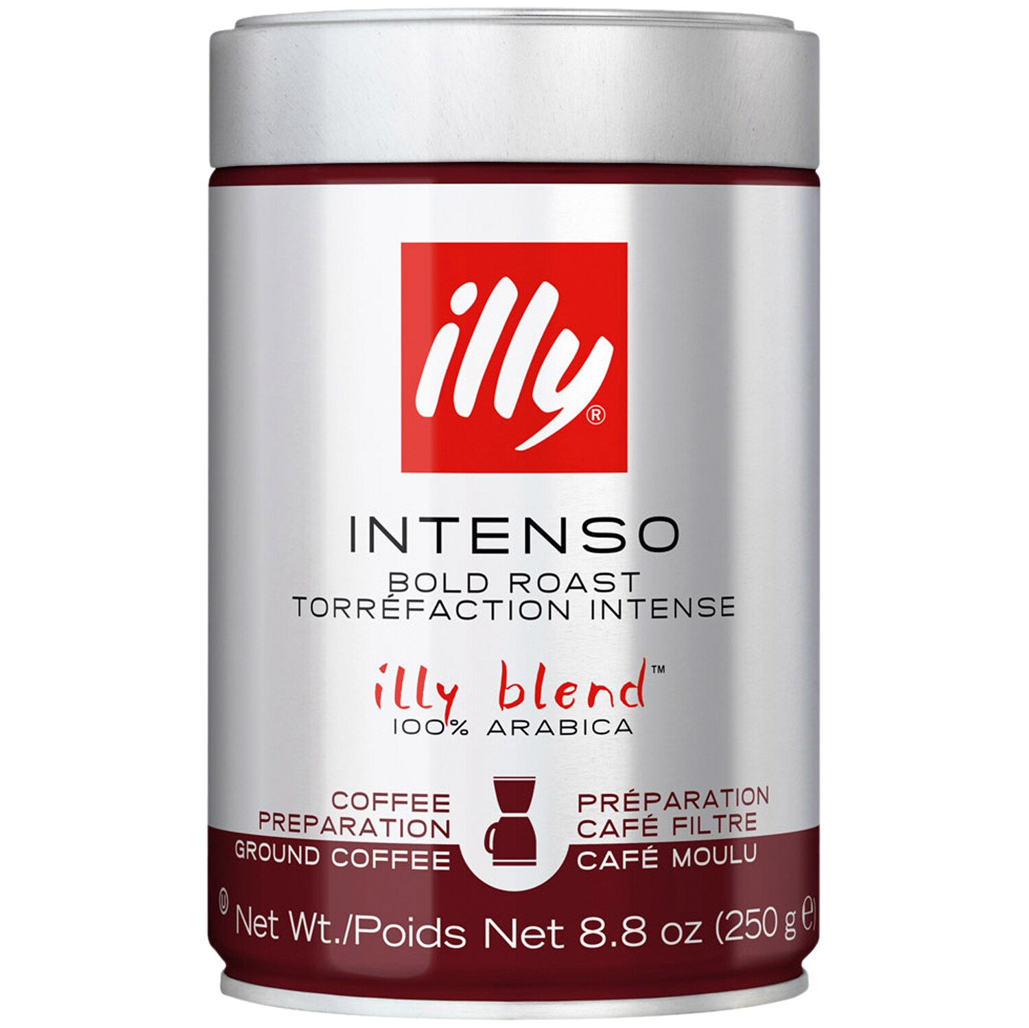 illy Ground Drip Intenso Coffee, Dark Roast