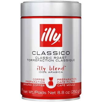 illy Ground Drip Classico Coffee, Medium Roast