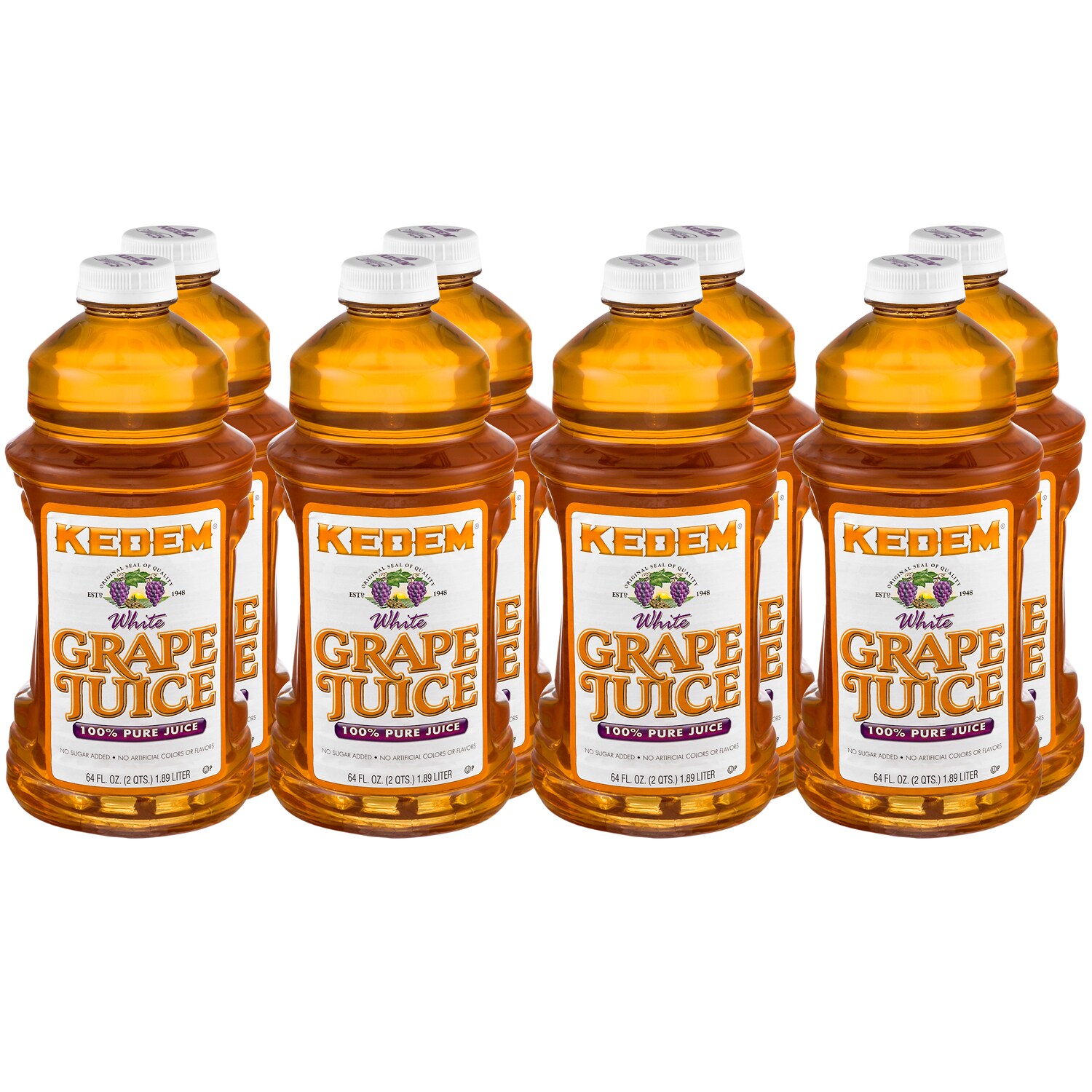 Kedem White Grape Juice, Plastic Bottles