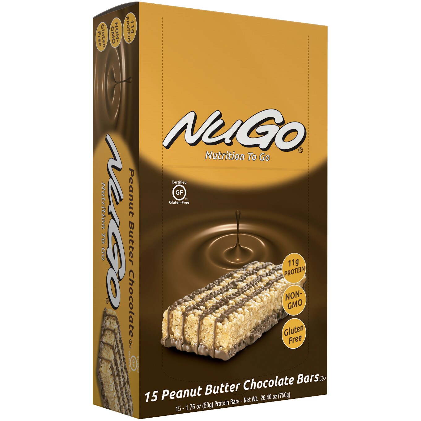 NuGo Nutrition Bars, Peanut Butter Chocolate