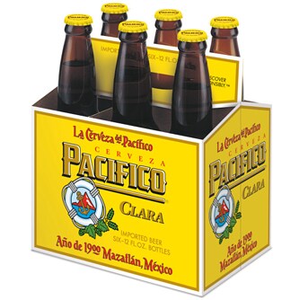 Pacifico Pilsner, Glass Bottles